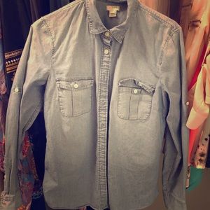 J Crew denim shirt